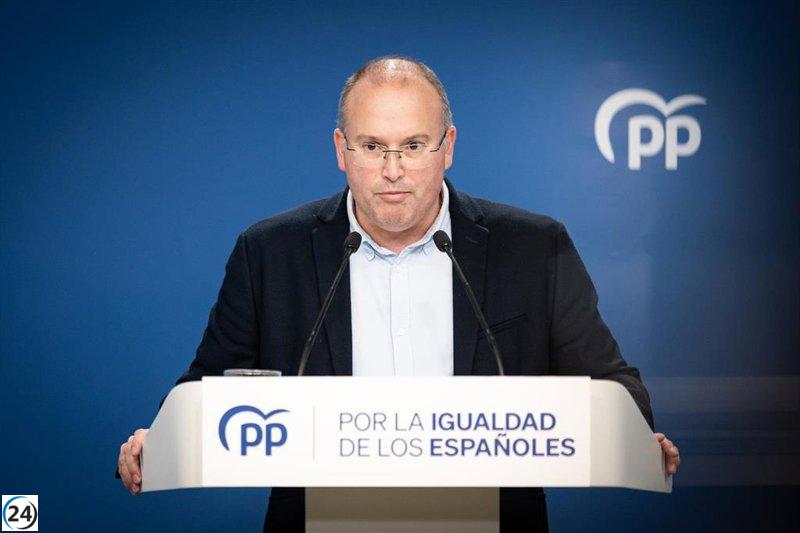 Tellado acusa a Sánchez de buscar impunidad total con una amnistía.