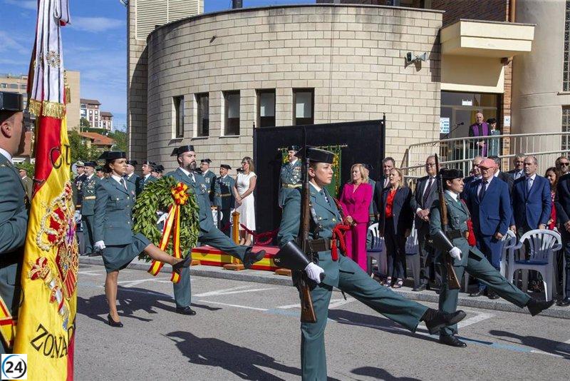La Guardia Civil conmemora el Día de El Pilar en Campogiro.