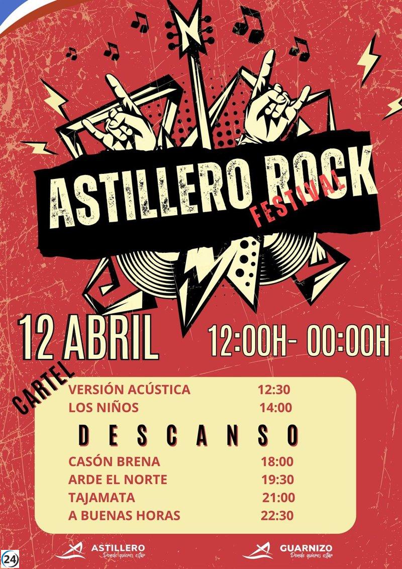 Astillero anuncia el 'Astillero Rock Festival' para el 12 de abril.