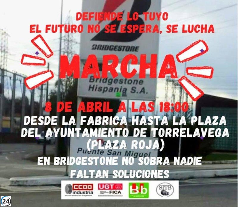 Bridgestone convoca a participar en la marcha del martes para protestar contra los despidos.