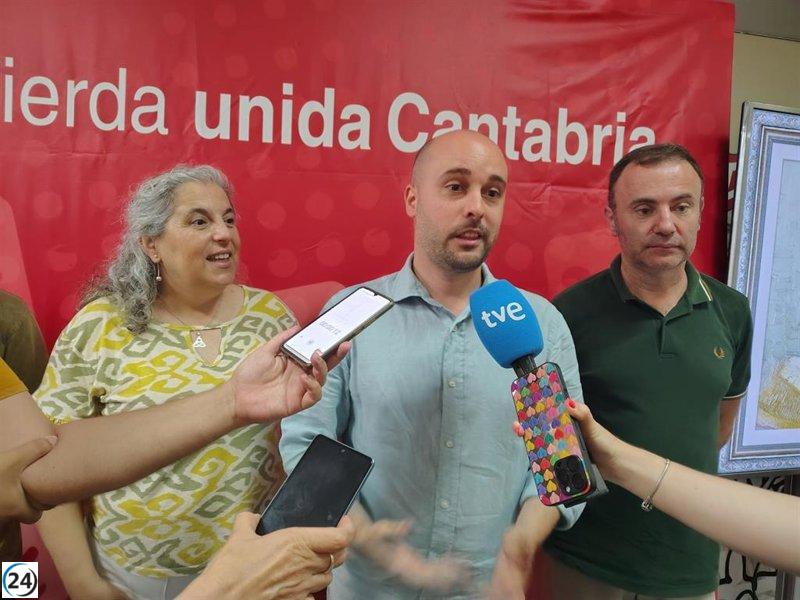 Ruiz Salmón confirmado como coordinador de IU en Cantabria, busca alcanzar el Parlamento en 2027.