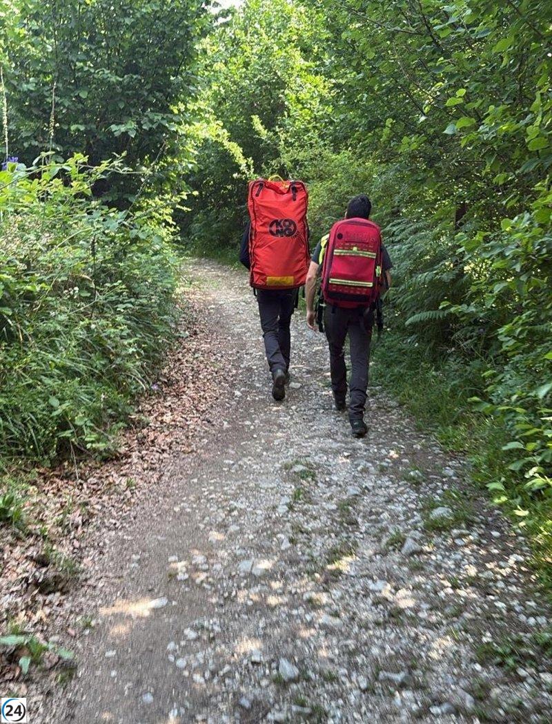 Mujer rescatada tras caer inconsciente en sendero de Fuente Dé.