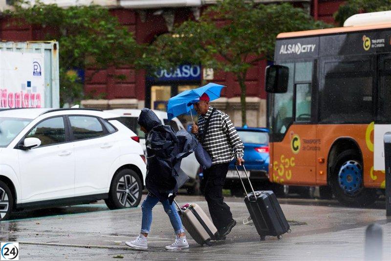 Cantabria registra las mayores lluvias en el inicio de semana.