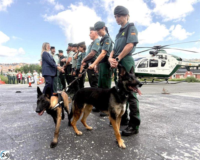 Cantabria alcanza un máximo histórico con la incorporación de 90 nuevos guardias civiles.