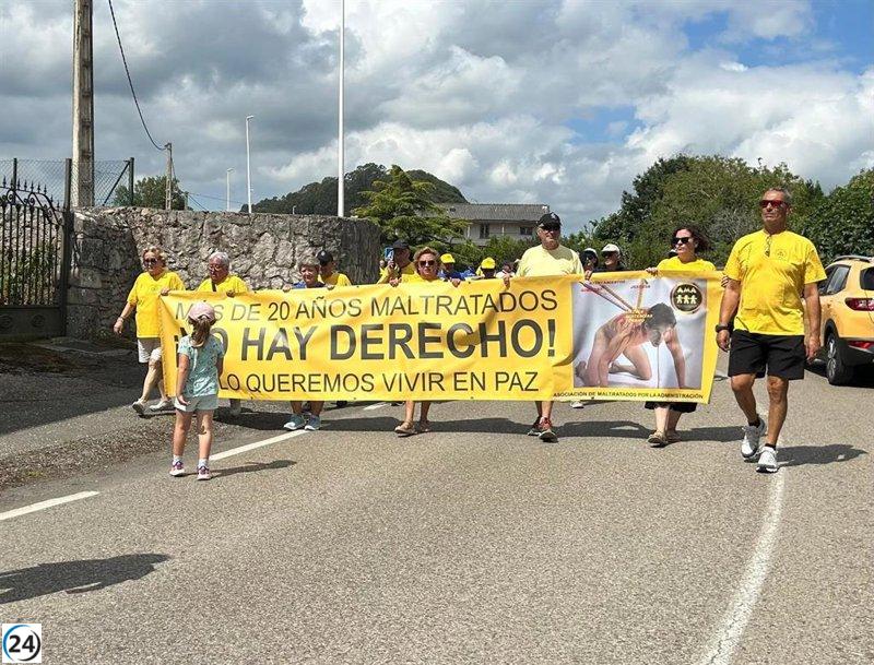 Cientos en Argoños claman por justicia tras derribos.