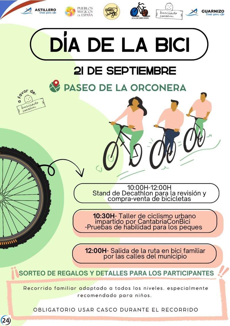 Astillero conmemorará el 'Día de la Bici' el 21 de este mes con un evento familiar y solidario.