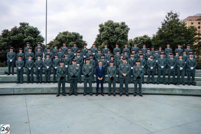 La Guardia Civil suma 65 nuevos agentes en Cantabria, alcanzando más de 1.200 efectivos.
