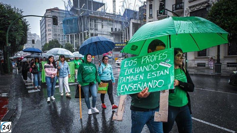 El gobierno reporta que menos del 15% de los educadores se suman a la huelga, una cifra inferior a la de los sindicatos.