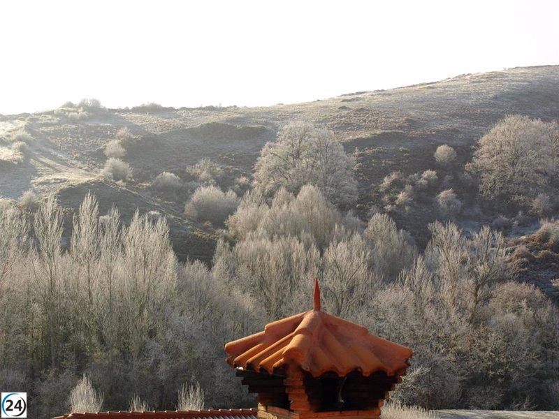 Tres localidades del norte de España, Cubillo de Ebro, Reinosa y Polientes, experimentan temperaturas especialmente frías, entre las más bajas del país.