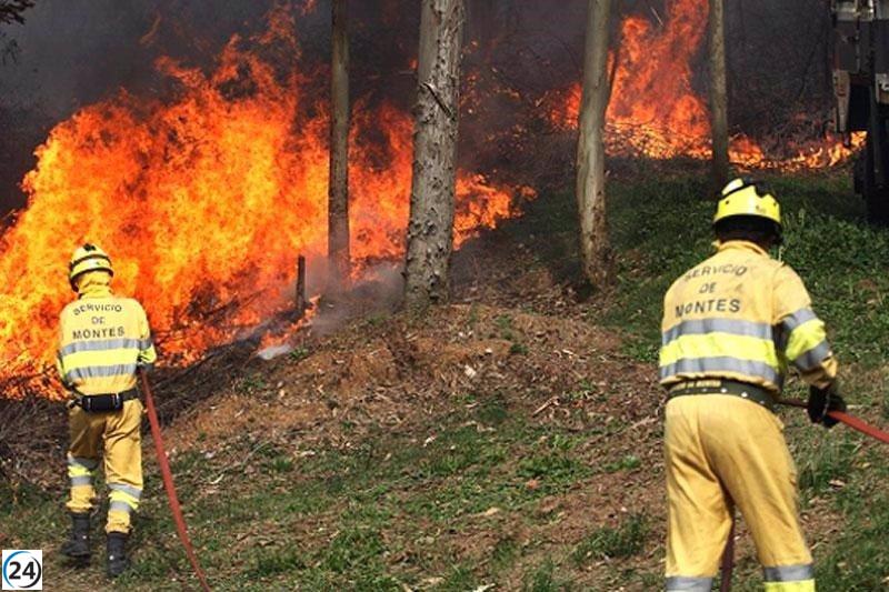Cantabria libra la batalla contra los incendios forestales.