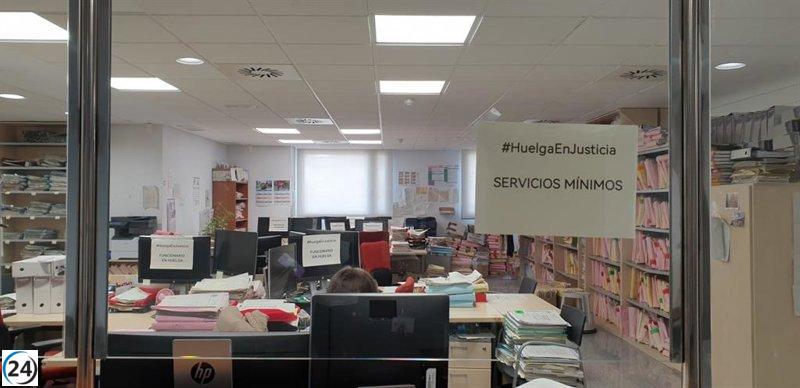 Gran mayoría de funcionarios de Justicia apoya la huelga de mayo.