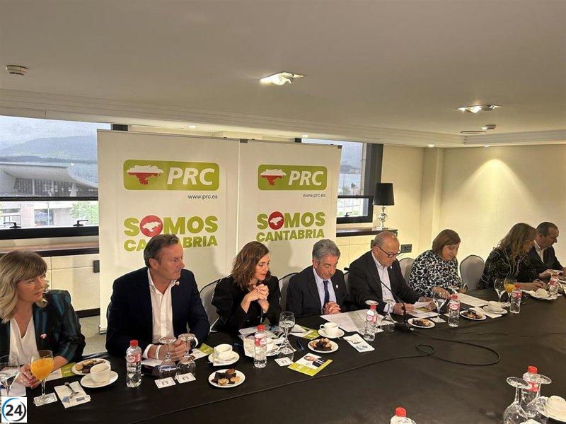 El PRC propone programa de 592 medidas con el tren Santander-Bilbao como reivindicación principal.
