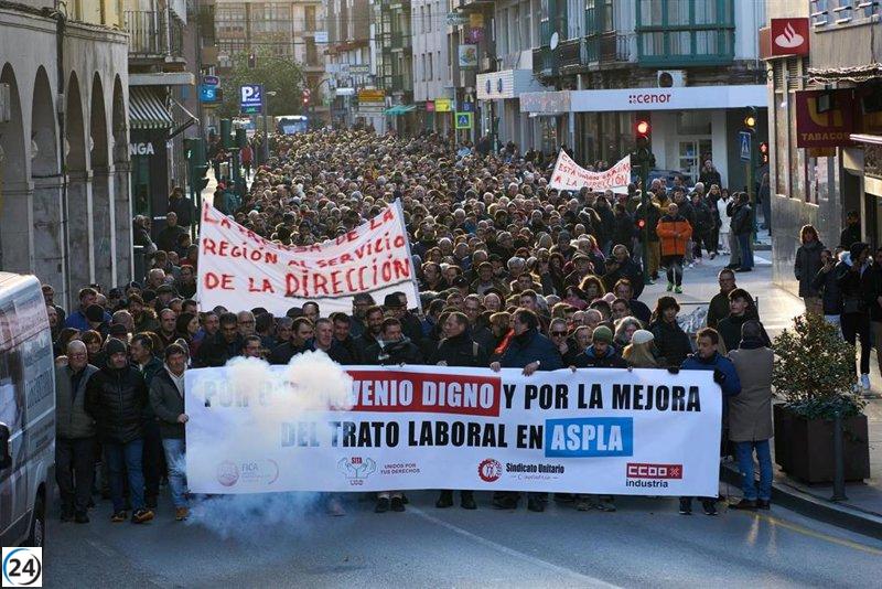 Aspla no vulneró el derecho de huelga ni practicó esquirolaje, según la Justicia.