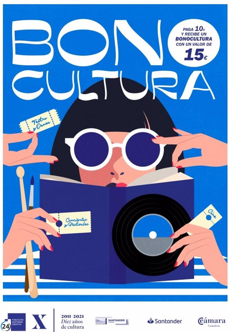 Bono Cultura Santander dispondrá de 10.000 unidades en venta en El Mercaderío desde el 29 de mayo.