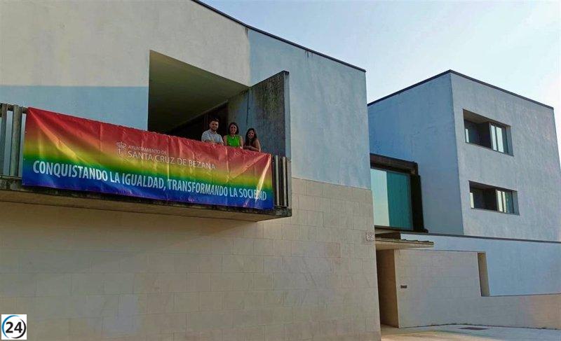 El Ayuntamiento Bezana se divide por la pancarta arcoíris