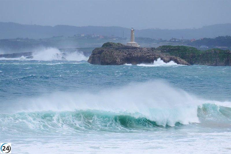 Violenta tormenta 'Aline' causa estragos en Cantabria: olas de hasta 20 metros, vientos furiosos a 107 km/h y árboles derribados.