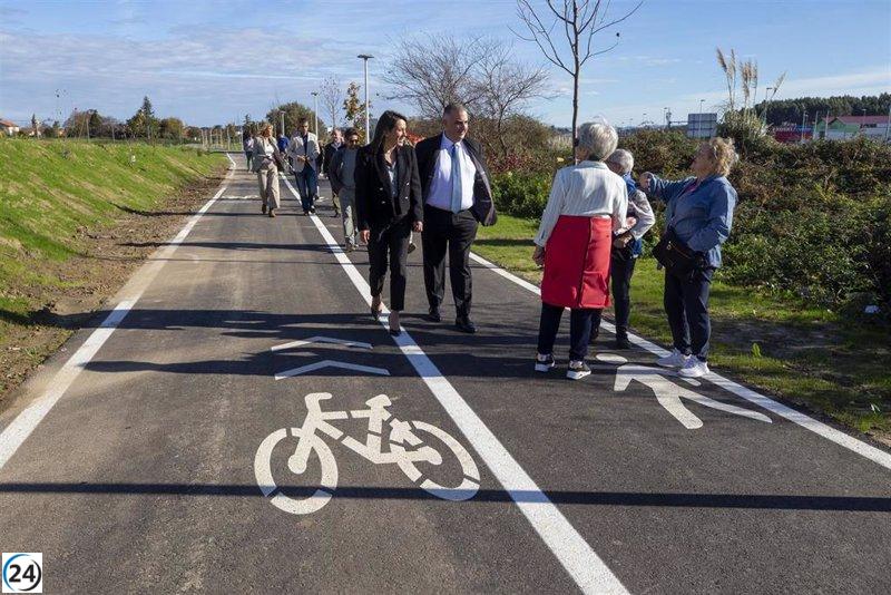 Santa Cruz de Bezana y Mompía estrenan carril bici-peatonal para fomentar la movilidad sostenible